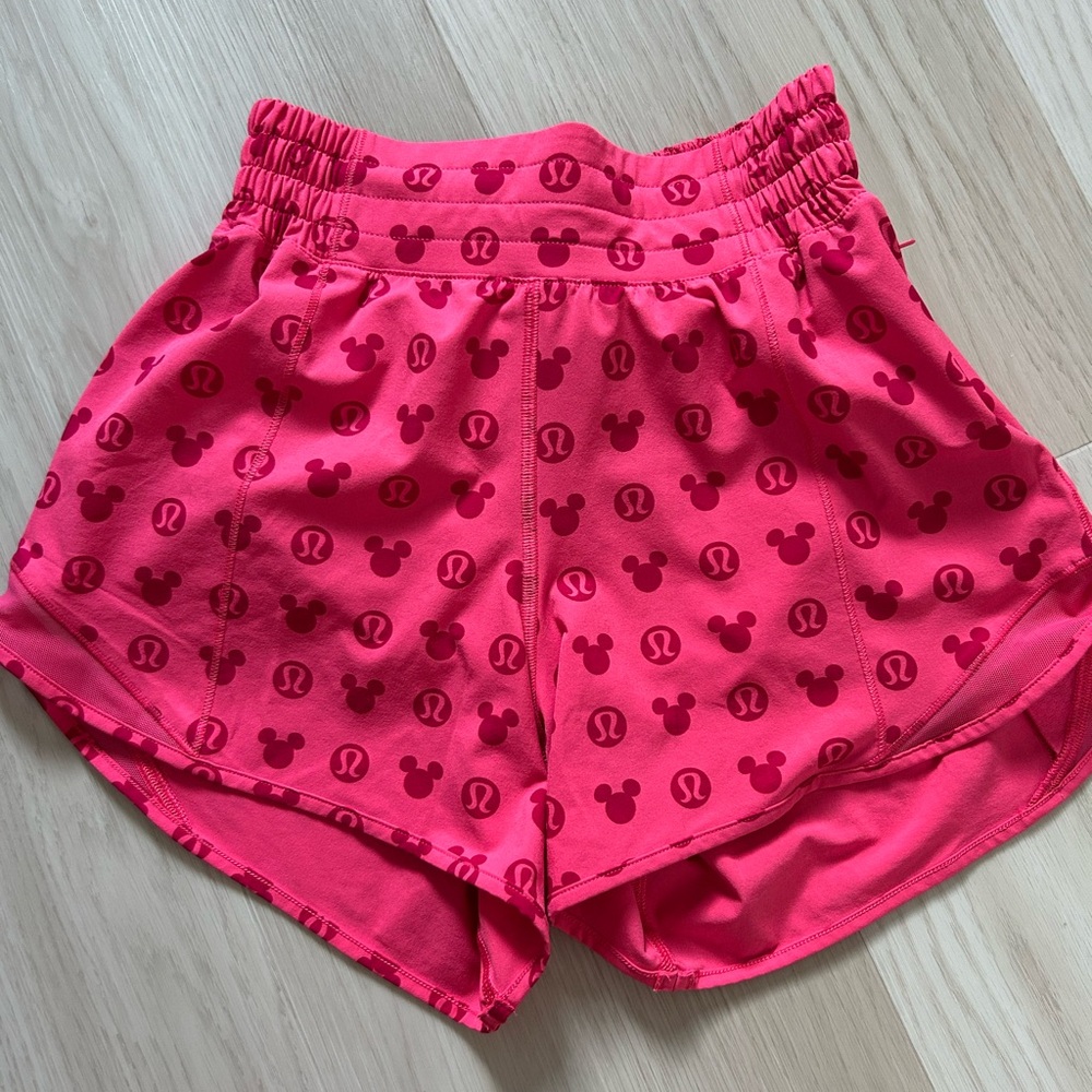 Disney Pink Lululemon shorts